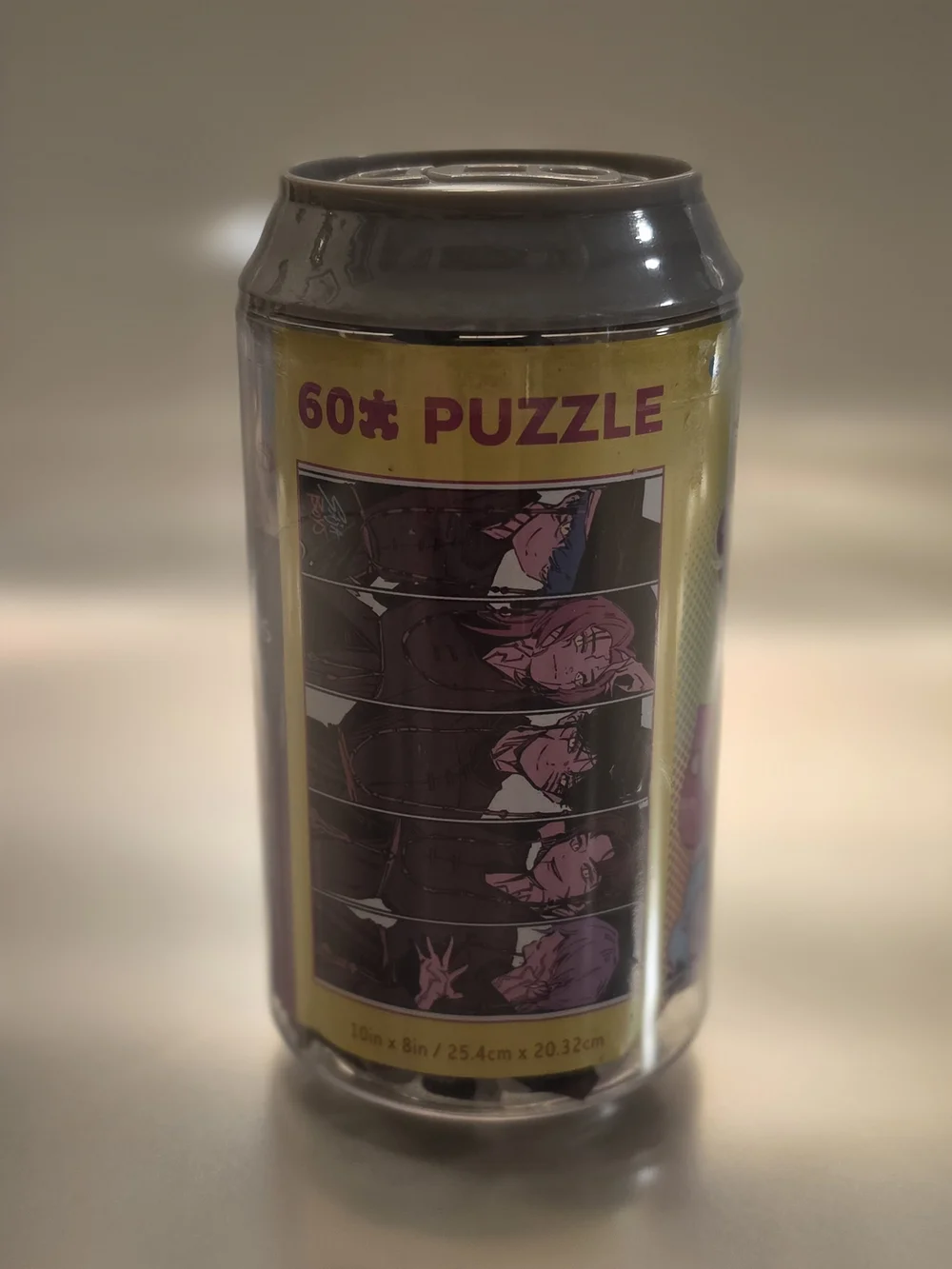 🌼♡KPop Demon Hunters: Saja Boys Soda Demon Puzzle 60pc Can